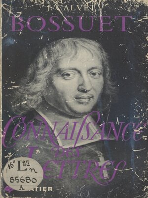 cover image of Bossuet
